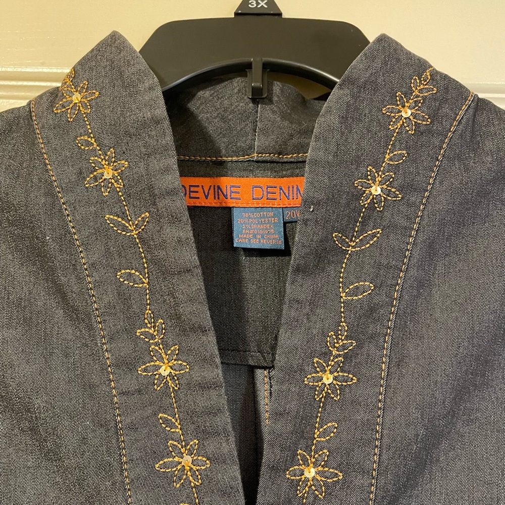 Devine Denim NY Jacket. Size 20W